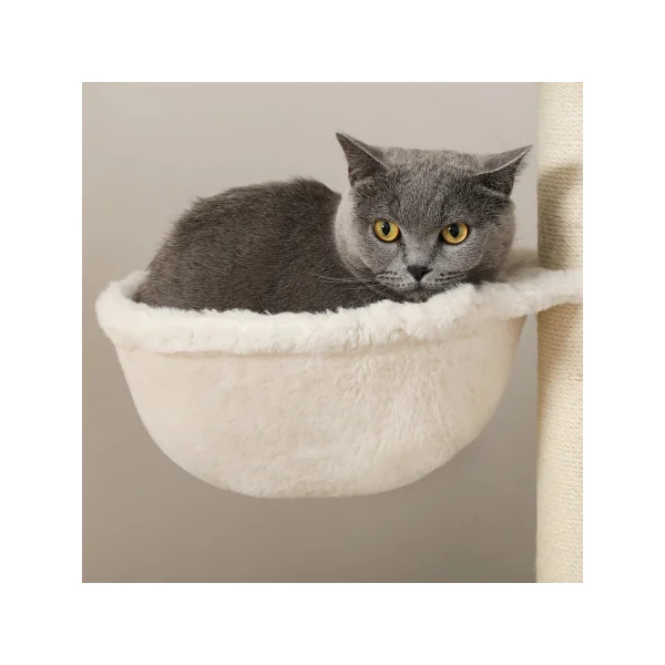Tour de Jeux Félin 96 cm Arbre à Chat Griffoir Brou de Noix