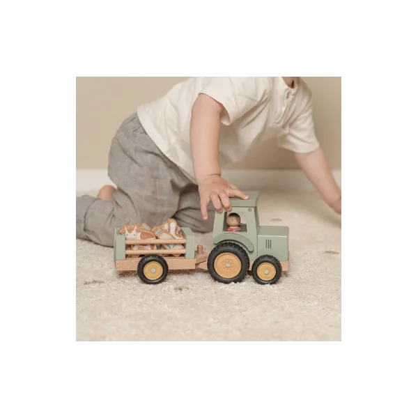 Tracteur avec remorque Little Farm - Little Dutch