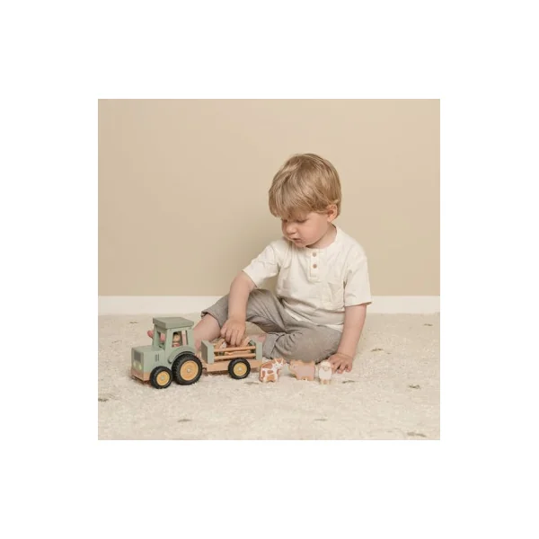 Tracteur avec remorque Little Farm - Little Dutch