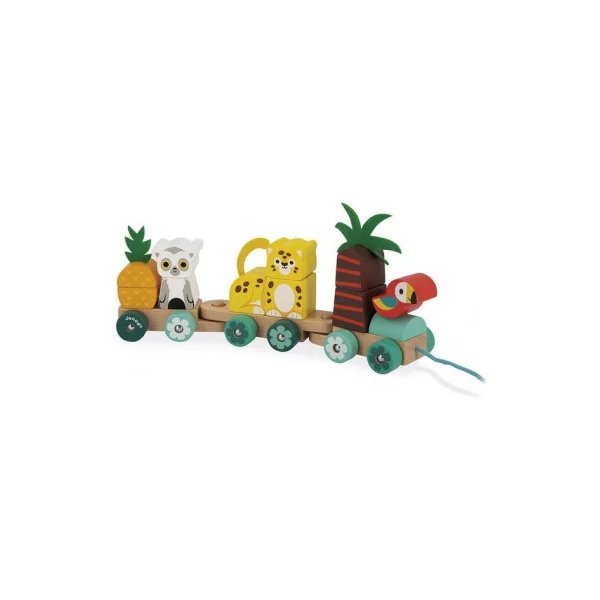 Train tropical à tirer Tropik - Janod