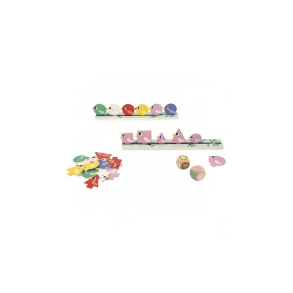 Tri des formes, couleurs et tailles Oiseaux - Janod