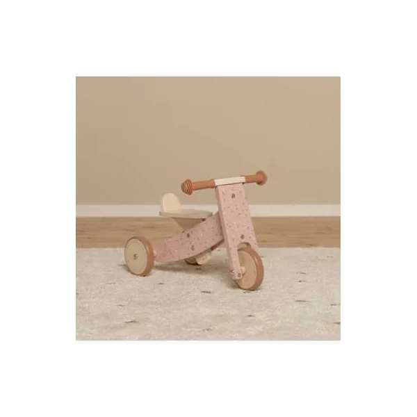 Tricycle en bois rose - Little Dutch