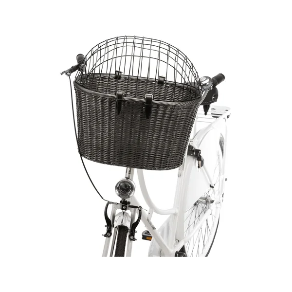Trixie Panier à Vélo en Rotin pour Chien