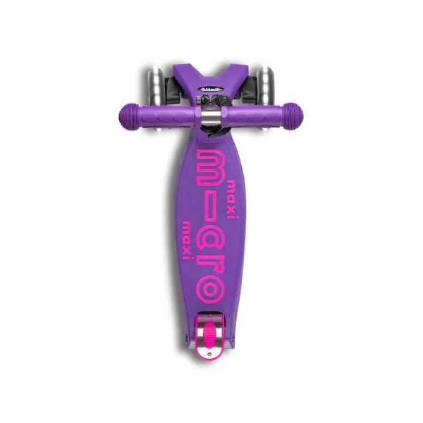 Trottinette Maxi Micro Deluxe LED Violet - Micro Mobility