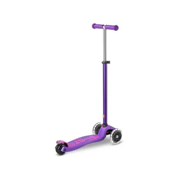 Trottinette Maxi Micro Deluxe LED Violet - Micro Mobility