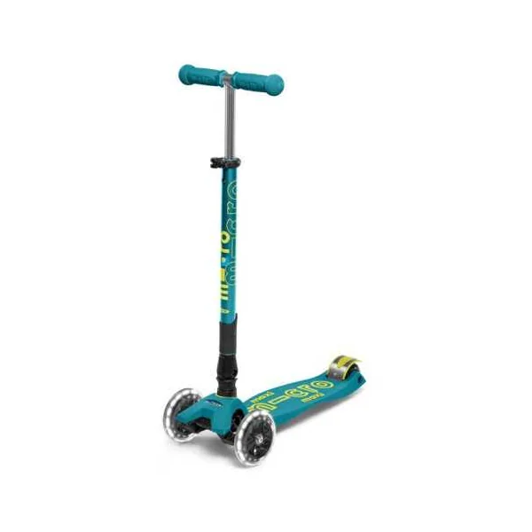Trottinette Maxi Micro Deluxe Pliable LED Vert - Micro Mobility