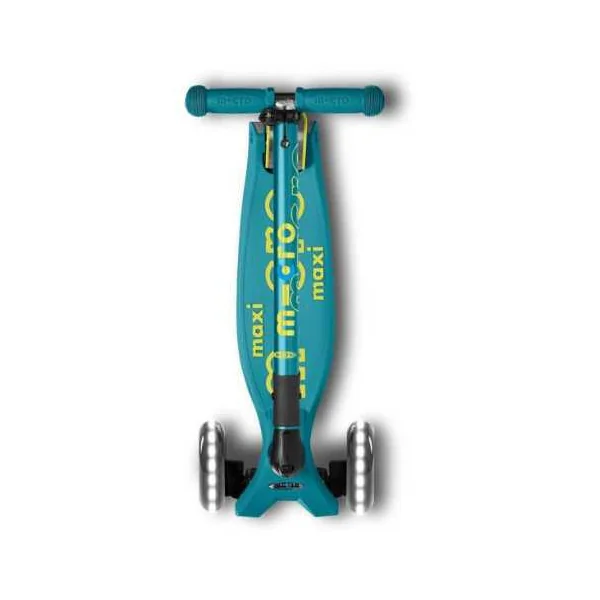 Trottinette Maxi Micro Deluxe Pliable LED Vert - Micro Mobility