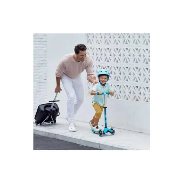Trottinette Mini Micro Deluxe LED Aqua - Micro Mobility