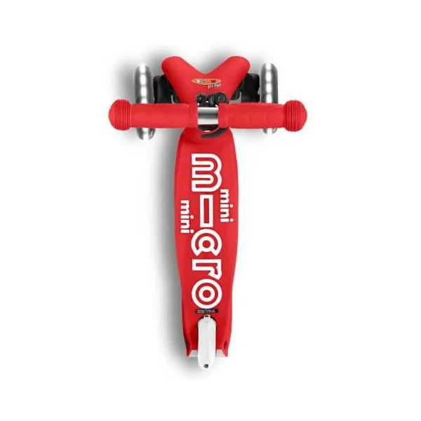 Trottinette Mini Micro Deluxe LED Rouge - Micro Mobility