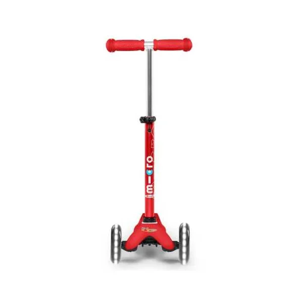 Trottinette Mini Micro Deluxe LED Rouge - Micro Mobility