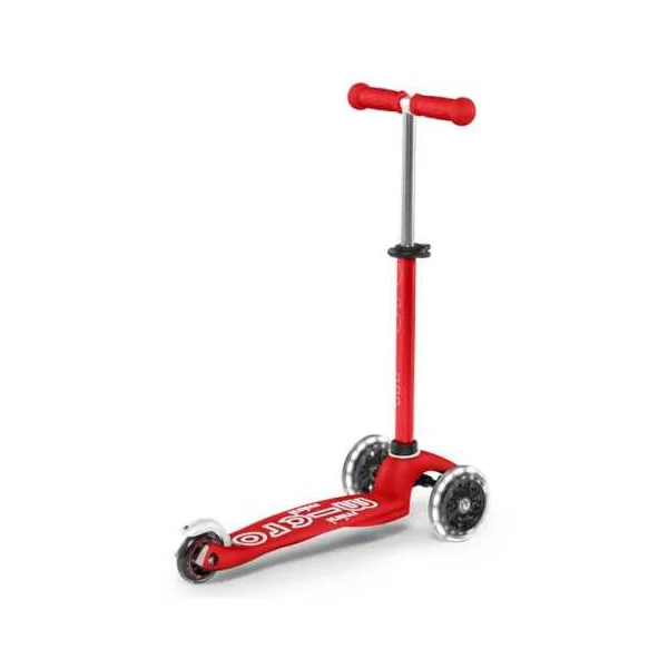 Trottinette Mini Micro Deluxe LED Rouge - Micro Mobility