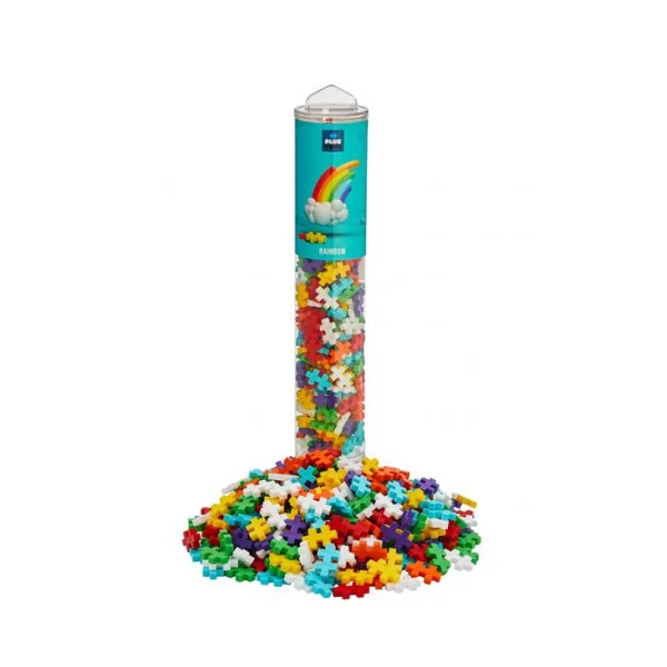 Tube mix arc en ciel Plus Plus 240 pièces