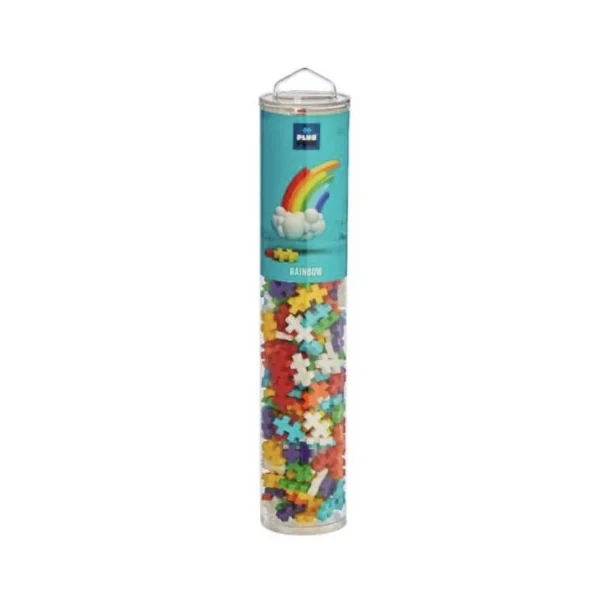Tube mix arc en ciel Plus Plus 240 pièces