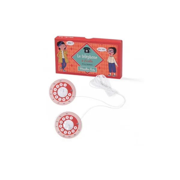 Téléphone à ficelle Les Petites Merveilles - Moulin Roty
