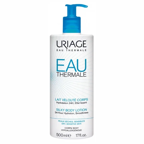 Uriage Lait Velouté Corps - 500 ml - Hydratation et Confort des Peaux Sèches et Sensibles