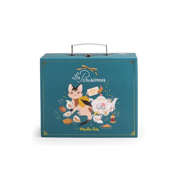 Valise dînette thé céramique Les Parisiennes - Moulin Roty