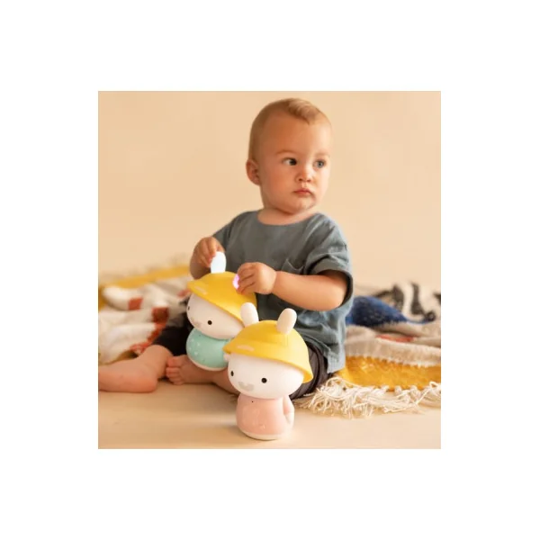 Veilleuse évolutive Alilo Baby Bunny rose
