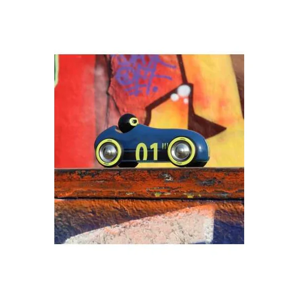 Voiture en bois Old sport Compet’ bleu nuit - Vilac