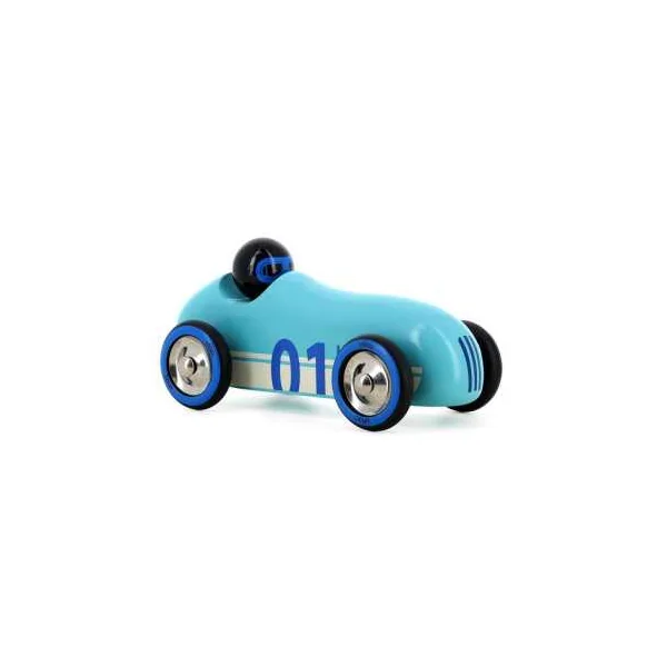 Voiture en bois Old sport Compet’ Turquoise - Vilac