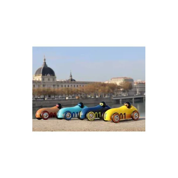 Voiture en bois Old sport Compet’ Turquoise - Vilac
