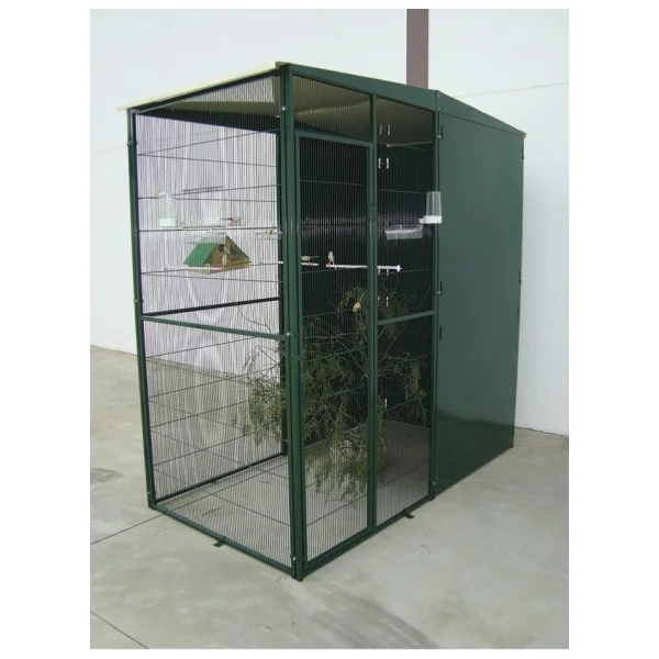 Volière Intérieure 2x1x2 m Volière Maille Soudée Robuste