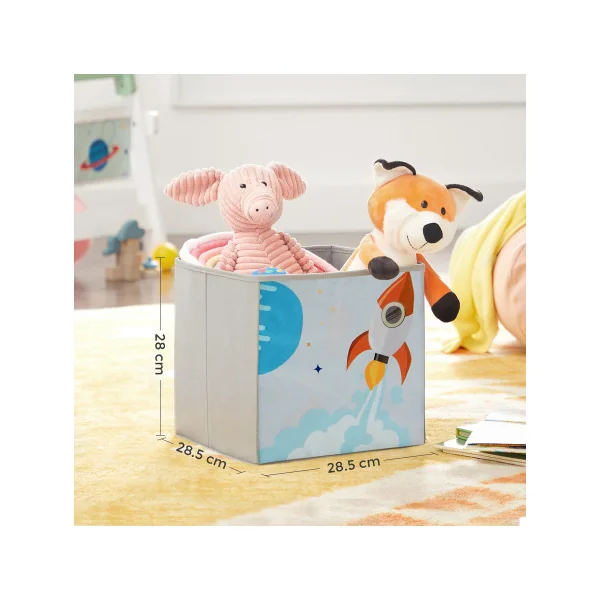Étagère de Rangement Enfant Thème Espace Meuble de Rangement Multifonctionnel