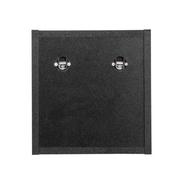 Étagère Murale Salle de Bain 27 x 21 x 25 cm Noir